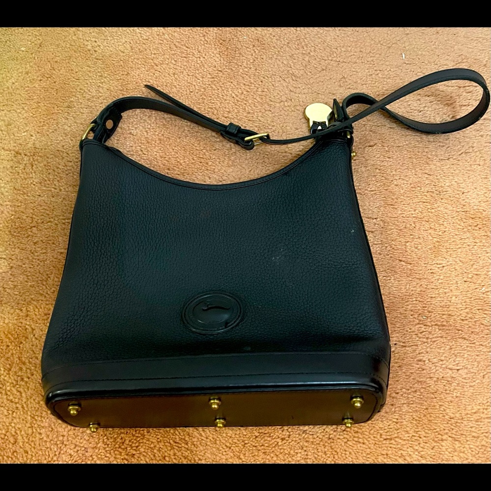 2 purses- black/ white, leather
